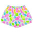 Iscream Girls' Yum Gum Plush Shorts back view