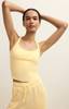 Z Supply Women's World Tour Rib Tank Top in Sunnyside back view