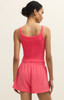 Z Supply Women's World Tour Rib Tank Top in Paloma side view