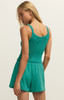 Z Supply Women's World Tour Rib Tank Top in La Palima detail view