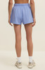 Z Supply Women's Birdie Shorts Barcelona Blue back view