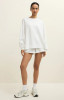 Z Supply Women's Birdie Shorts White front view