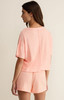 Z Supply Women's Everyday Pocket Tee in Bellini styled view
