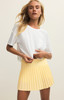 Z Supply Women's Playing Doubles Skirt in Sunnyside front view