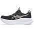 The Asics Women's Gel-Nimbus 28 Running Shoes in Black and Feather White