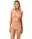 O'Neill Women's Pismo Bikini Top Shell Pink front view