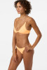 O'Neill Women's Pismo Bikini Top Neon Apricot Nectar back view