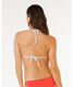 Rip Curl Women's Classic Surf Halter Bikini Top in Red detail