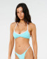 Rip Curl Women's Classic Surf Halter Bikini Top in Sea Blue side view