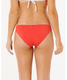 Rip Curl Women's Classic Surf Bikini Bottoms in Red detail view