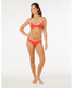 Rip Curl Women's Classic Surf Bikini Bottoms in Red back view