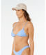 Rip Curl Women's Premium Surf Fixed Triangle Bikini Top  in Light Blue