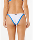 Rip Curl Women's Surf Stripe Cheeky Bikini Bottom White front view