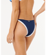 Rip Curl Women's Surf Stripe Cheeky Bikini Bottom Dark Navy detail view