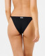 Rip Curl Women's Surf Stripe Cheeky Bikini Bottom Black back view