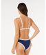 Rip Curl Women's Surf Stripe One-Piece Swimsuit Dark Navy back view