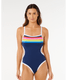 Rip Curl Women's Surf Stripe One-Piece Swimsuit Dark Navy product shot