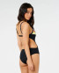 Rip Curl Women's Surf Stripe One-Piece Swimsuit Black side detail