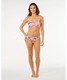 Rip Curl Women's Party Wave Full Bikini Bottoms in Multico side angle