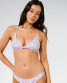 Rip Curl Women's Party Wave Full Bikini Bottoms in Pink side angle