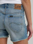 Lee Women's 3 Inch Cut Off Shorts Burn Bright hem detail