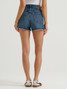 Lee Women's 3 Inch Cut Off Shorts Mid Cool Down side view