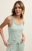 Z Supply Women's Stripe Kiera Tank Top layered look