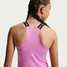 Nike Girls' Dri-Fit Tank Top in Magenta/White back view