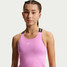 Nike Girls' Dri-Fit Tank Top in Magenta/White detail view