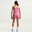 Nike Girls' Dri-Fit Tank Top in Peony front view