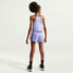 Nike Girls' Dri-Fit Tank Top in Light Thistle front view