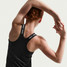 Nike Girls' Dri-Fit Tank Top in Black neck detail
