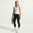 Nike Girls' Dri-Fit Tank Top in White neck detail