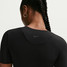 Nike Women's Zenvy Dri-Fit Short Sleeve Top in Black back view