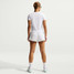 Nike Women's Tempo Flow Mid Rise Shorts in White front view