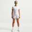 Nike Women's Tempo Flow Mid Rise Shorts in White back view
