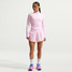 Nike Women's Tempo Flow Mid Rise Shorts in Pink Foam detail view