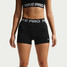 Nike Women's Pro 365 3" Shorts in Black detail view