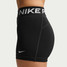 Nike Women's Pro 365 3" Shorts in Black detail view
