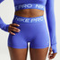 Nike Women's Pro 365 3" Shorts in Sapphire front view