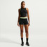 Nike Women's Pro 365 3" Shorts in Volt side view