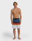 Billabong All Day Stripe Pro Boardshorts Sunset Ocean front view