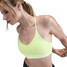 Nike Women's Indy Light Sports Bra in Light Lemon Twist detail view