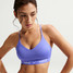 Nike Women's Indy Light Sports Bra in Sapphire side view