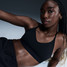 Nike Women's Indy Light Sports Bra in Black side view