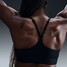Nike Women's Indy Light Sports Bra in Black back view