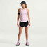 Nike Women's Tempo Shorts in Black/Magenta detail view