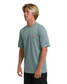 Billabong Men's Heritage Loose Fit Short Sleeve Shirt Sea Blue detail view