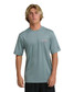The Billabong Men's Heritage Loose Fit Short Sleeve Shirt in Sea Blue