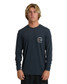 Billabong Men's Hollow Long Sleeve Shirt Navy front view